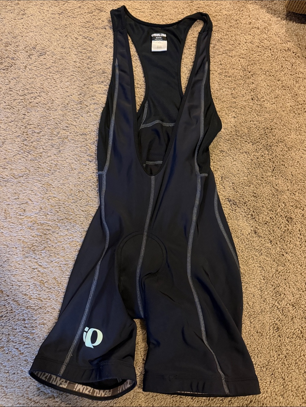 Pearl Izumi men’s black cycling, bibs size medium